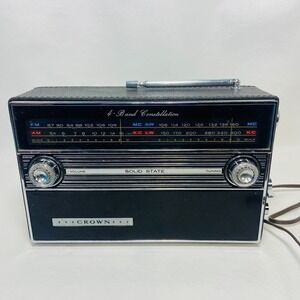 Vintage‎ Crown Constellation 4 Band Solid State Radio Works TRF-2200